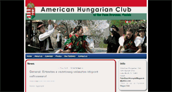 Desktop Screenshot of americanhungarianclub.com